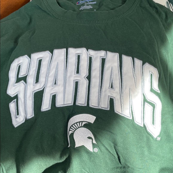 Champion Spartans Dark Green Tee - Picture 3 of 6